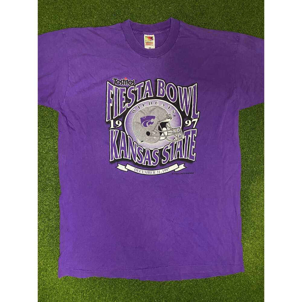 1997 Kansas State Wildcats  Fiesta Bowl  Vintage College Football Tee Shirt